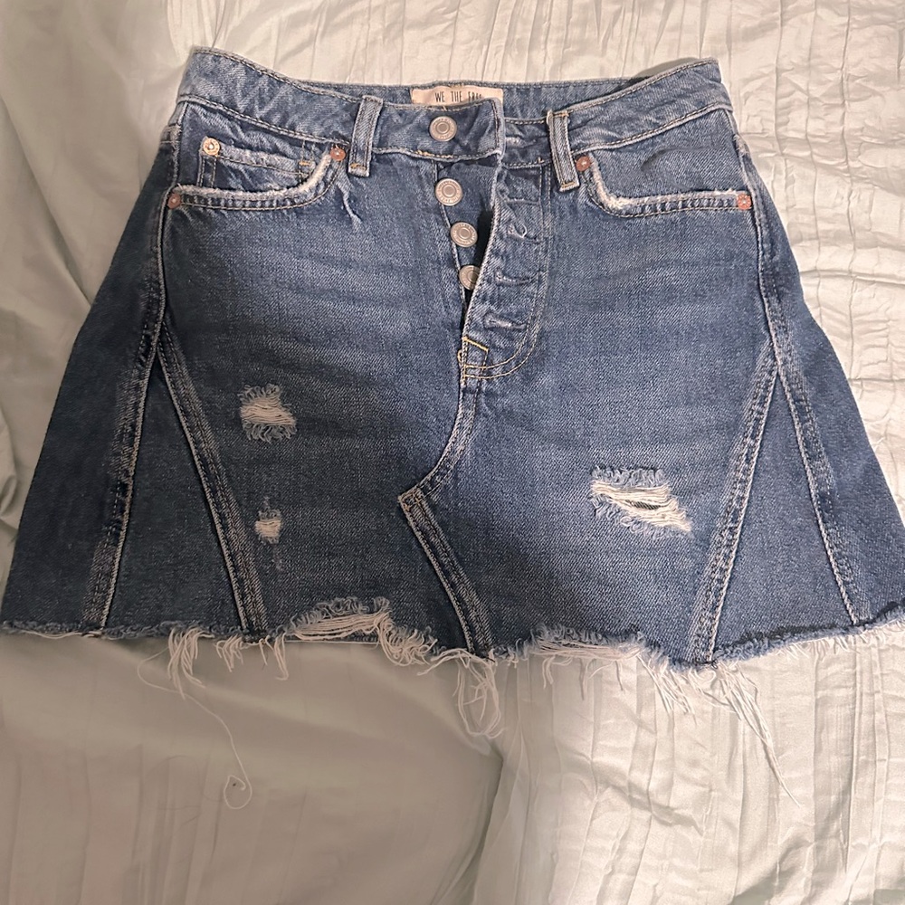 We the Free denim skirt